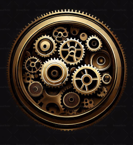 Steampunk Zahnräder